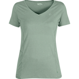 Fjällräven Abisko Cool T-shirt W Women’s T-shirts & tank tops Green Main Front 15228