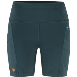 Fjällräven Abisko 6" Shorts Tights W Women’s Shorts & skirts Blue Main Front 73456