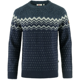 Fjällräven Övik Knit Sweater M Men’s Sweaters & knitwear Blue Main Front 65823