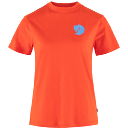 Fjällräven Fox Boxy Logo Tee W Women’s T-shirts & tank tops Orange Main Front 73804